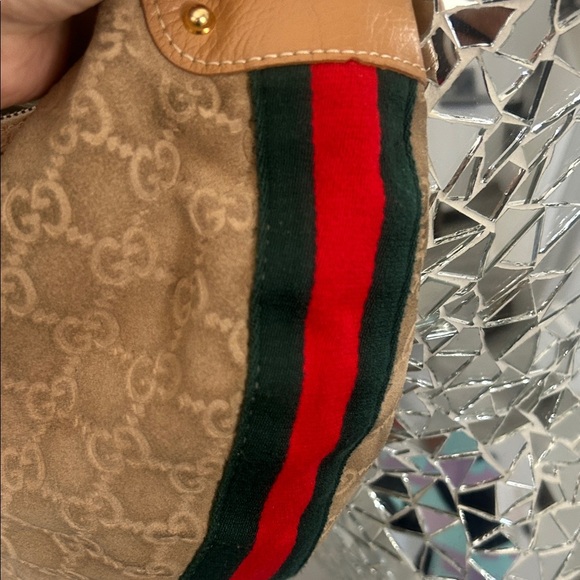 Gucci Vintage Y2K Tan and Brown Shoulder Bag - Picture 4 of 13